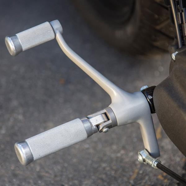 Ricks Motorcycles ナールデザイン・ハーレー用シフトペグ マシンフィニッシュ