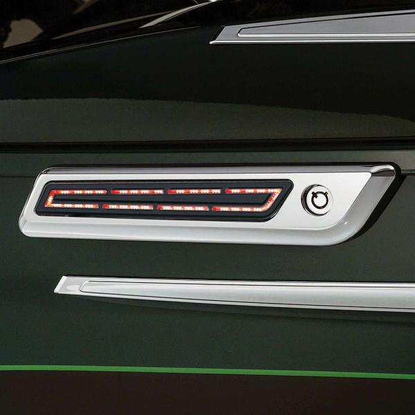 クリアキン 5477 LED サドルバッグ・ヒンジアクセント サテンブラック 2014〜 ツーリング