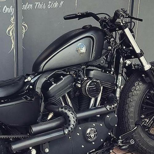 ハーレー スポーツスター Iron Guerilla フューエルタンク(FI用) Rough Cra...