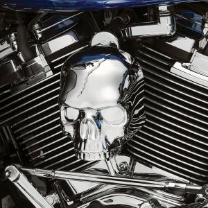 5730 スカル ホーンカバー　クローム 2017〜2023 標準装備Waterfallスタイルホーン装着車