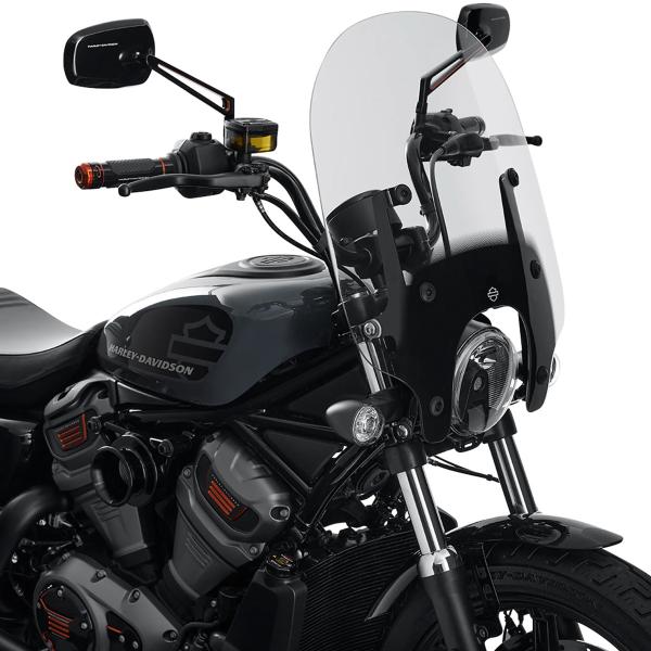 ハーレー純正 ナイトスター(RH975) クイックリリース・ツーリングウインドシールド　クリア/ブラ...