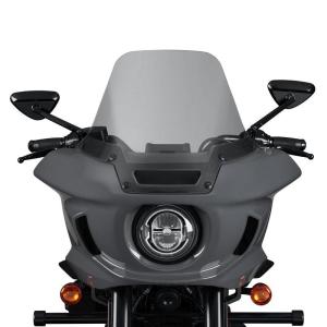 KLOCK Werks KOLOR FLARE ウインドシールド 6インチ レッド FXLRST