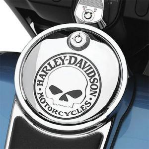 ハーレー純正 フラッシュ マウント フューエルキャップ クローム