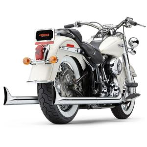 ゴードンフィッシュテールマフラー たしかにこの見た目は「魚の尾っぽ」!! カスタムバイクで人気の