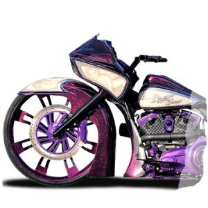 American Suspension 666314 30インチホイール用 ボルトオン・レイクネック/トリプルツリーキット 2014〜2023 ツーリング