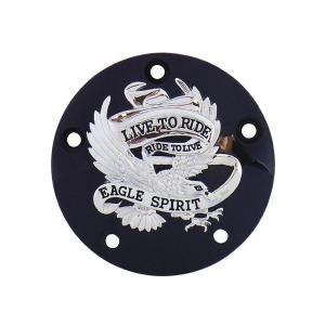 ThunderBike 22-74-260 ダービーカバー Torque Logo ブラック M8