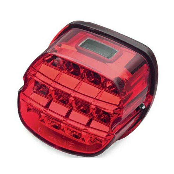 ハーレー純正 レイバック LEDテールランプ レッドｘクリア 67800614