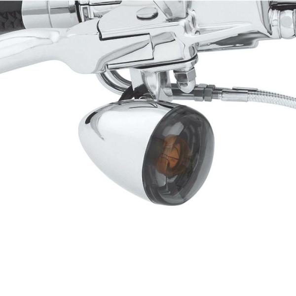 ハーレー純正 ウインカー・レンズキット スモーク  (ペア）+日本仕様電球 69208-09