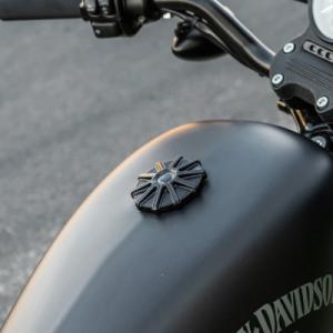 アレンネス Mini Stocker ミラー ブラック 左 : HD-PARTS ハーレー
