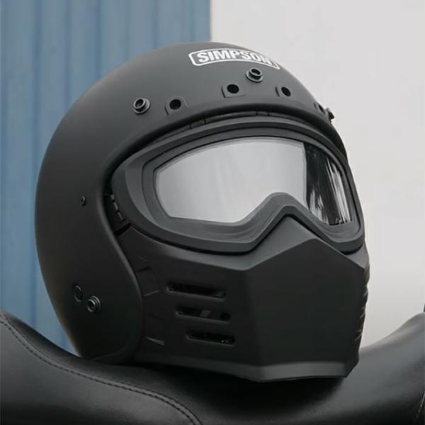 シンプソン チョッパー・ジェット ヘルメット用 ゴーグル (クリア)