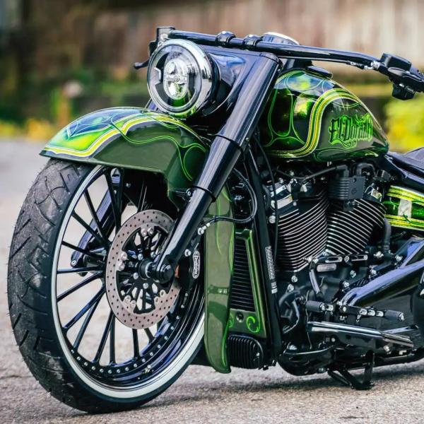 ハーレー M8 ソフテイル ヘリテージクラシック、デラックス用 El Doradoフロントフェンダー...
