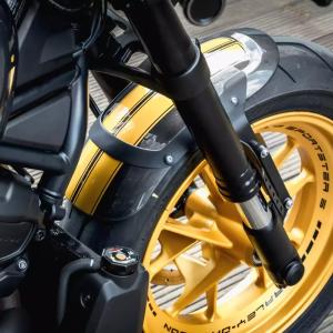 アクティブオイルクーラー ヤマハSR400.500黒 未使用 7月5日入荷予定 受付中】アクティブ SR500 SR400 オイルクーラーキット