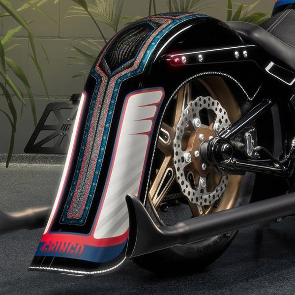 Killer Custom 7.5インチストレッチ・リアフェンダー (スムース) M8 ヘリテイジク...