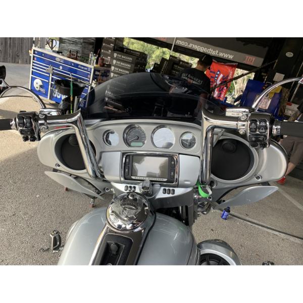 Fat Baggers 1.5インチ・ポインテッドトップ ハンドルバー 14インチ クローム