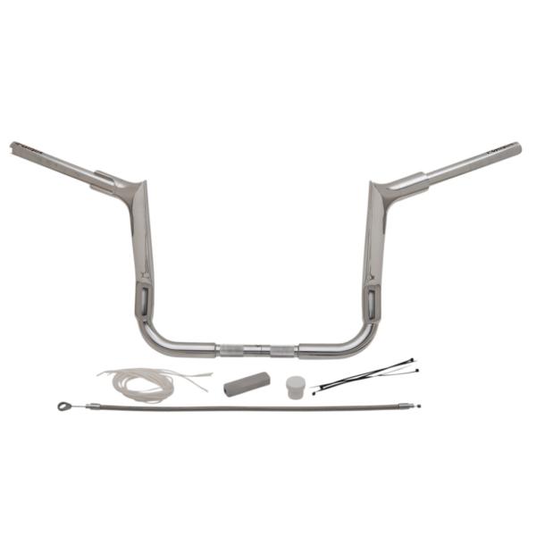 Fat Baggers 1.5インチ・ポインテッドトップ ハンドルバー ケーブル付キット 12インチ...