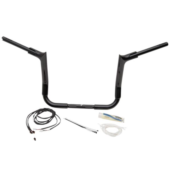 Fat Baggers 1.5インチ・ポインテッドトップ ハンドルバー ケーブル付キット 12インチ...