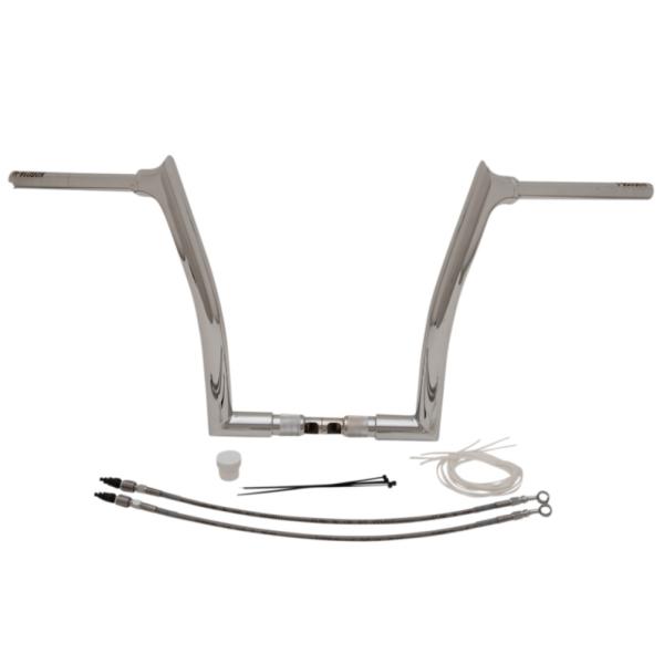 Fat Baggers 1.5インチ・ポインテッドトップ ハンドルバー ケーブル付キット 14インチ...