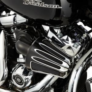 Arlen Ness 18-987 Drift Invertedエアクリーナー ブラック 2017〜2024