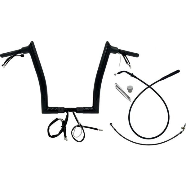 2024以降 ロードグライド EZインストール 1-1/2インチ径ポインテッドトップ・ハンドルバーキ...