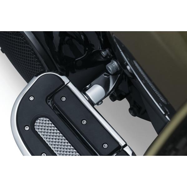 クリアキン 8894 ノンピボット スプライン・フットペグアダプター クローム 2015〜2019 ...