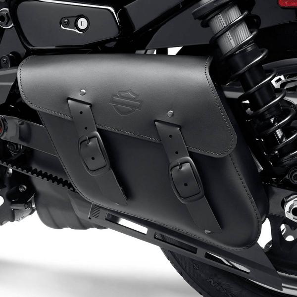 ハーレー純正 RH1250S、RH975 シングルサイド スイングアームバッグ ブラックレザー 90...