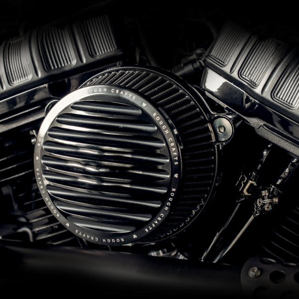 Rough Crafts Big Suckerステージ1用フィンデザインエアクリーナーカバー