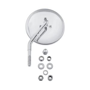 ハーレー純正 Willie G スカル・ティアドロップミラー (ブラック