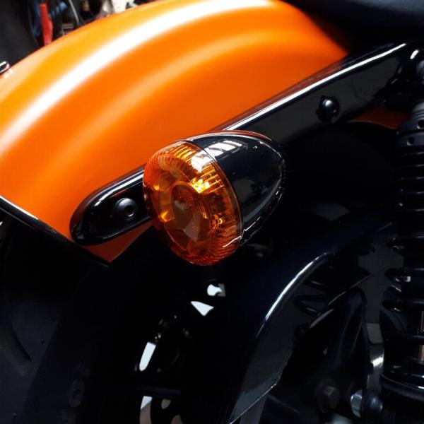 2004以降 XL スポーツスター リアフェンダーマウントボルトセット (グロスブラック) Scre...