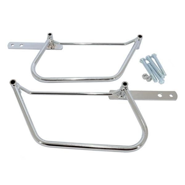 LONGRIDE サドルバッグホルダー (クローム) 2006〜2017 ダイナ