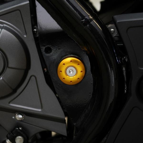 ハーレー X350 フレームキャップ (ゴールド) SPEEDRA