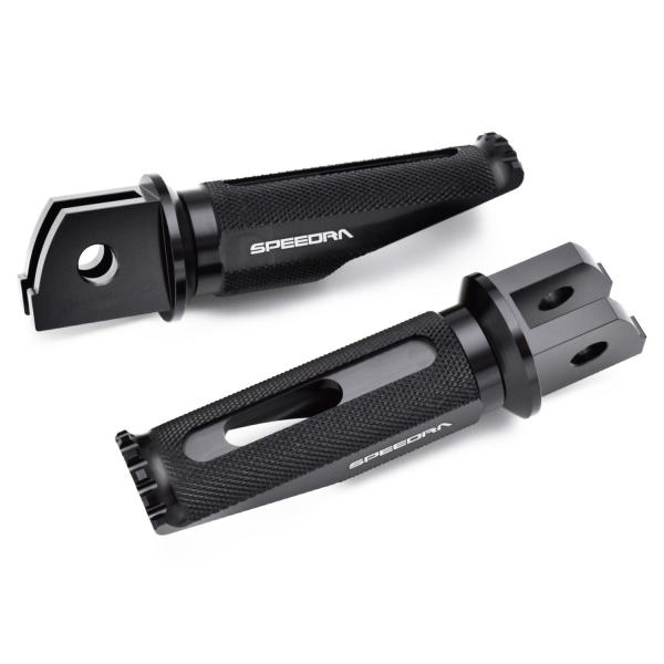 ハーレー X350 レーシング・パッセンジャーアルミステップ (ブラック) SPEEDRA