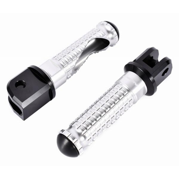 ハーレー X500 スタンダード・パッセンジャーアルミステップ (ブラック/シルバー) SPEEDR...