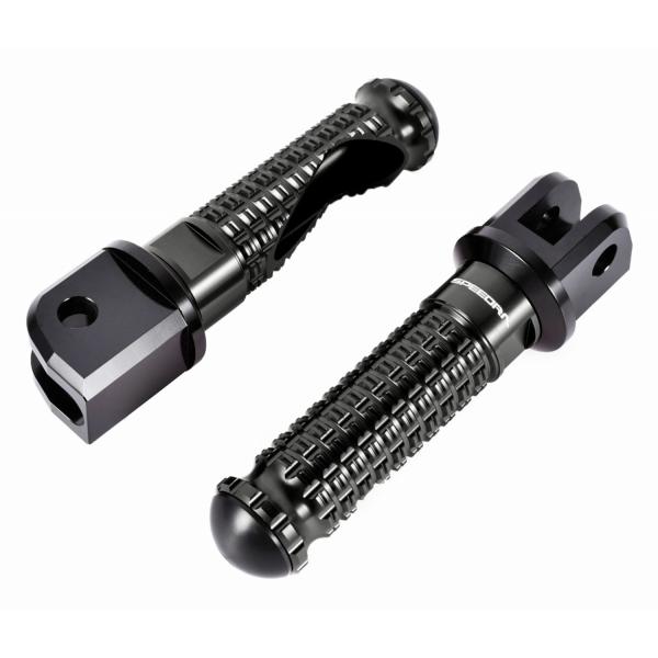 ハーレー X350 スタンダード・パッセンジャーアルミステップ (ブラック) SPEEDRA