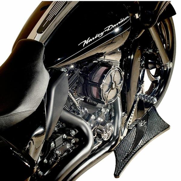 Precision Billet Carbon Tech フロアボード ブラック/ブラックカーボン