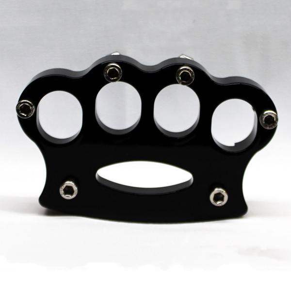 ツーリング ブラスナックル・ブレーキペダルカバー (ブラック) Siouxicide Chopper...