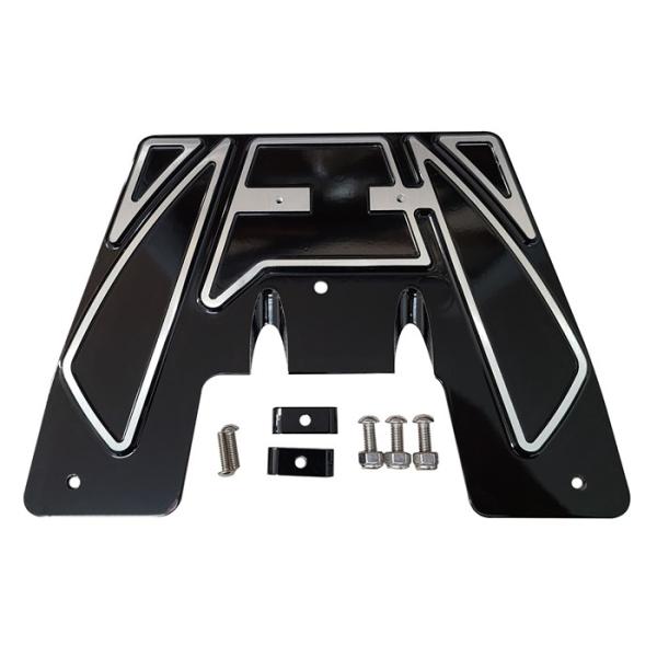 ハーレー M8 Touring用 Ripper ファイヤーウォールプレート ブラック COVINGT...