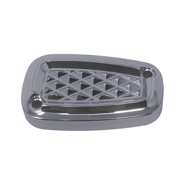 ハーレー M8ソフテイル リアブレーキマスターシリンダーカバー ダイアモンドバック クローム Cov...