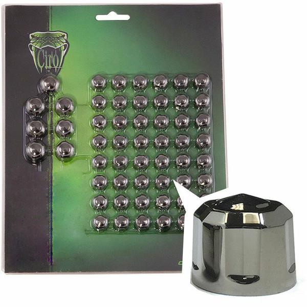 シロ C70005 CIRO ダイアモンドカット ボルトキャップカバー ブラッククローム