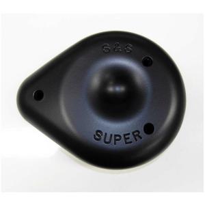 S＆S エアクリーナーカバー マットブラック **加工のみ** SSCV-MB : HD