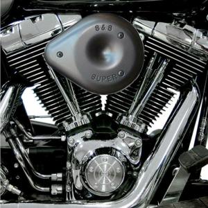 S&S SUPER エアクリーナーカバー S＆S エアクリーナーカバー マットブラック **加工のみ** SSCV-MB : HD