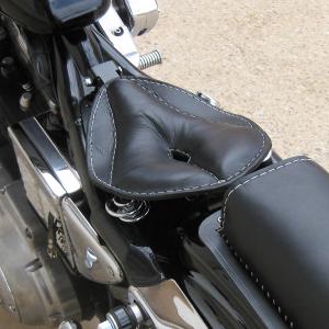 dhカスタム スポーツスター ソロシート スカル ビンテージ XL1200X dhカスタム スポーツスター ソロシート スカル ブラック |ハーレー
