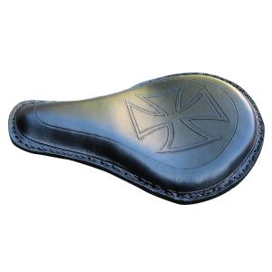 GOODS スポーツスター用GOODサドルシートキット スムース ブラック