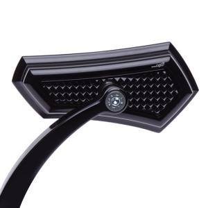 Arlen Ness サイドキック・ Forgedミラー ブラックアノダイズ 左用