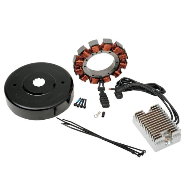 ハーレー エボ、ショベル ビッグツイン用 32A ヘビーデューティー オルタネーター/レギュレーター...