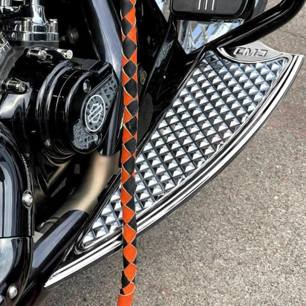 CMC ELEV8 フロアボード (オールクローム) M8ソフテイル