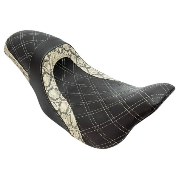 CMC ファストバック・ツーアップ レザーシート (パイソン) ツーリング