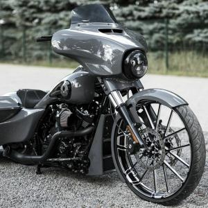 HOGWorkz ハーレー、 4インチ Tri-Bar フェンダーエクステンション