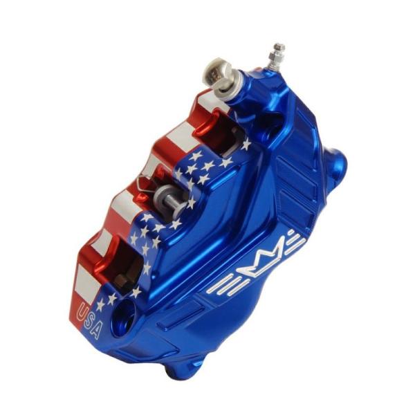 レブフィニ RR108 ラジアルマウント ブレーキキャリパー フロント・右用 (USAフラッグ)