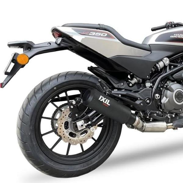 IXIL RCR ヘキサコーン スリップオンマフラー (カーボン) X350