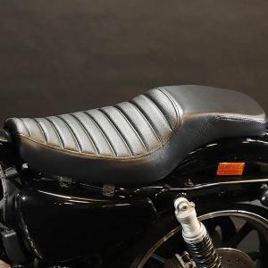 GOODS スポーツスター用GOODサドルシートキット スムース ブラック